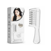 Crystal Serum Comb Applicator Massage Hair Comb for Scalp Massage